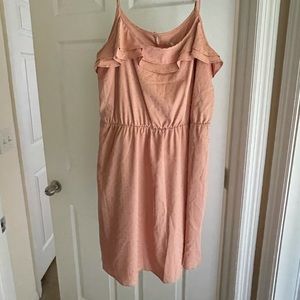 Brand New!!Blush pink gold studded Mini Dress!  👛